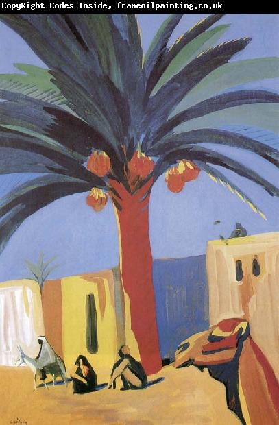 unknow artist Egypt palm